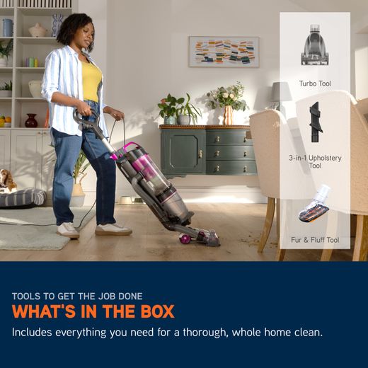 Vax Air Lift Steerable Pet Max UCPMSHV1 Upright Vacuum Cleaner - Annotation - What's in the box